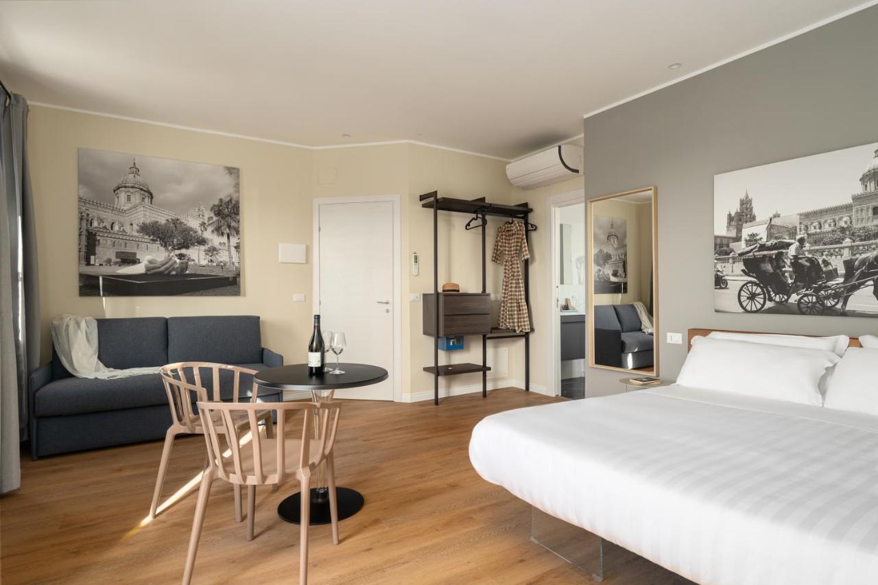 Attico 37 - Suite Con Terrazza Privata E Cucina 巴勒莫 外观 照片